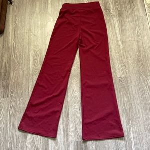 Windsor Maroon Flare Pant
